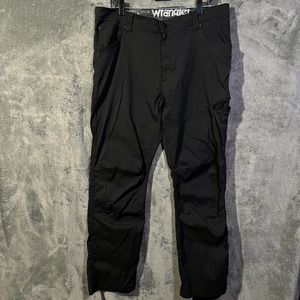 Wrangler All Terrain Gear Mens Black Stretch Outdoor Pants Size 38x30
